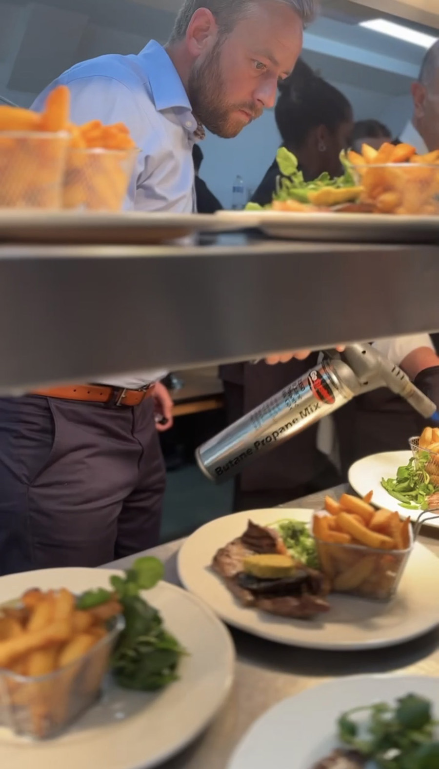 preparing food